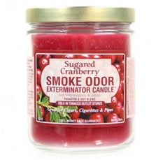 Smoke Odor Candle 13oz Sugared Cranberry