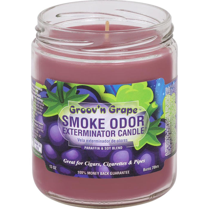 Smoke Odor Candle Limited Edition 13oz Groovin' Grape